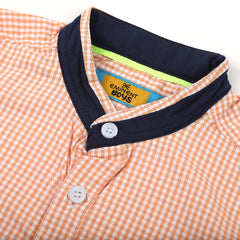 Eminent Boy Full Sleeves Casual Shirt - Orange