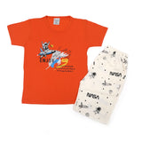 Boys Half Sleeves Short Suit - Orange, Boys Sets & Suits, Chase Value, Chase Value
