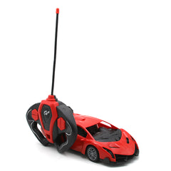 Plastic Remote Control Car Open Door Toys - Red