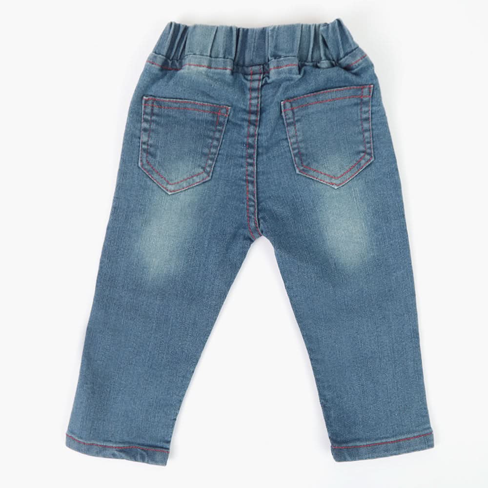 Newborn Girls Denim Pant - Blue, Newborn Girls Shorts Skirts & Pants, Chase Value, Chase Value