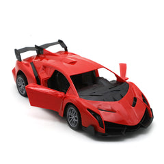 Plastic Remote Control Car Open Door Toys - Red