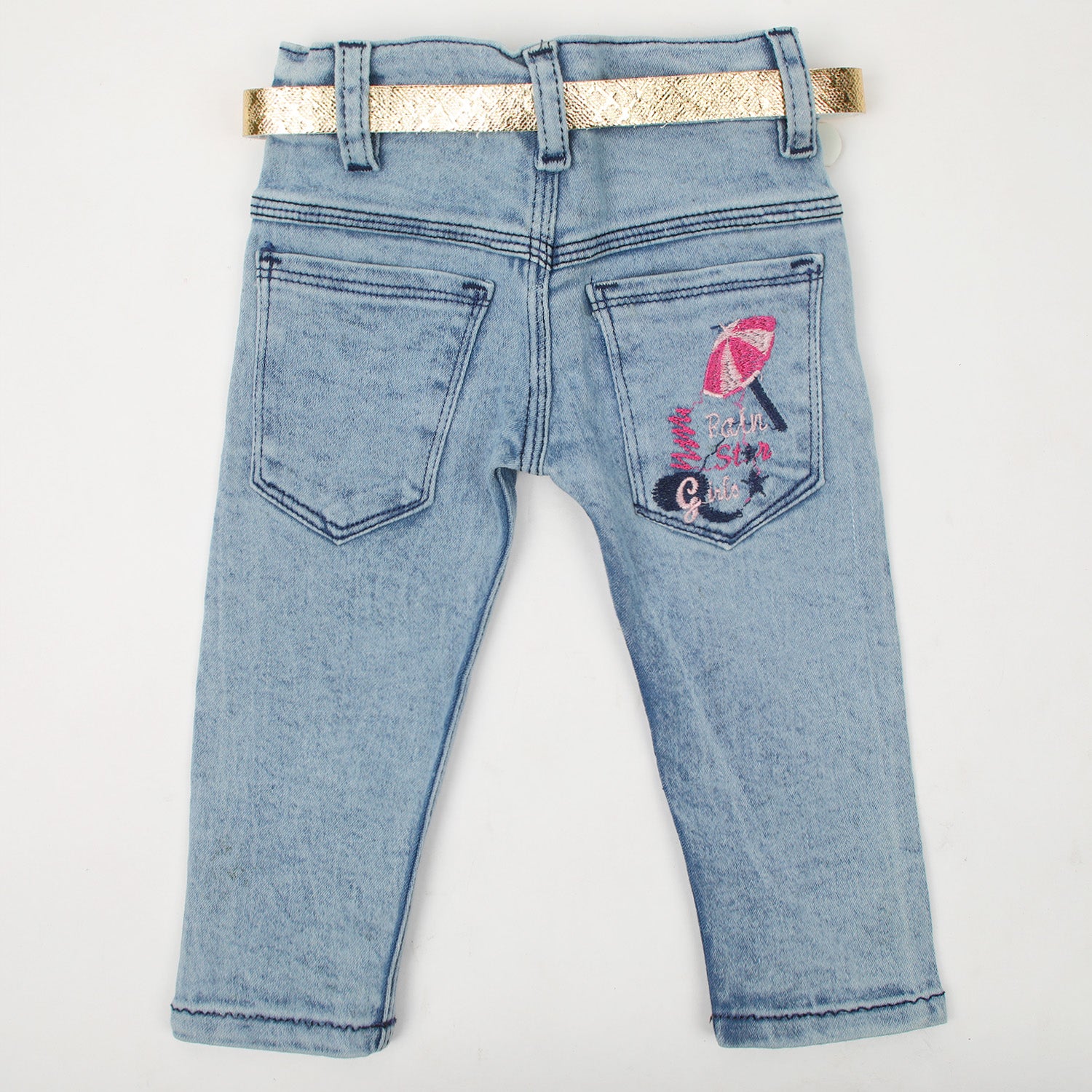 Girls Denim Pant - Blue, Girls Pants & Capri, Chase Value, Chase Value