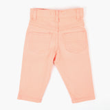 Newborn Girls Cotton Pant - Peach, Newborn Girls Shorts Skirts & Pants, Chase Value, Chase Value