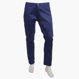Men's Cotton Pant - Navy Blue, Men's Formal Pants, Chase Value, Chase Value