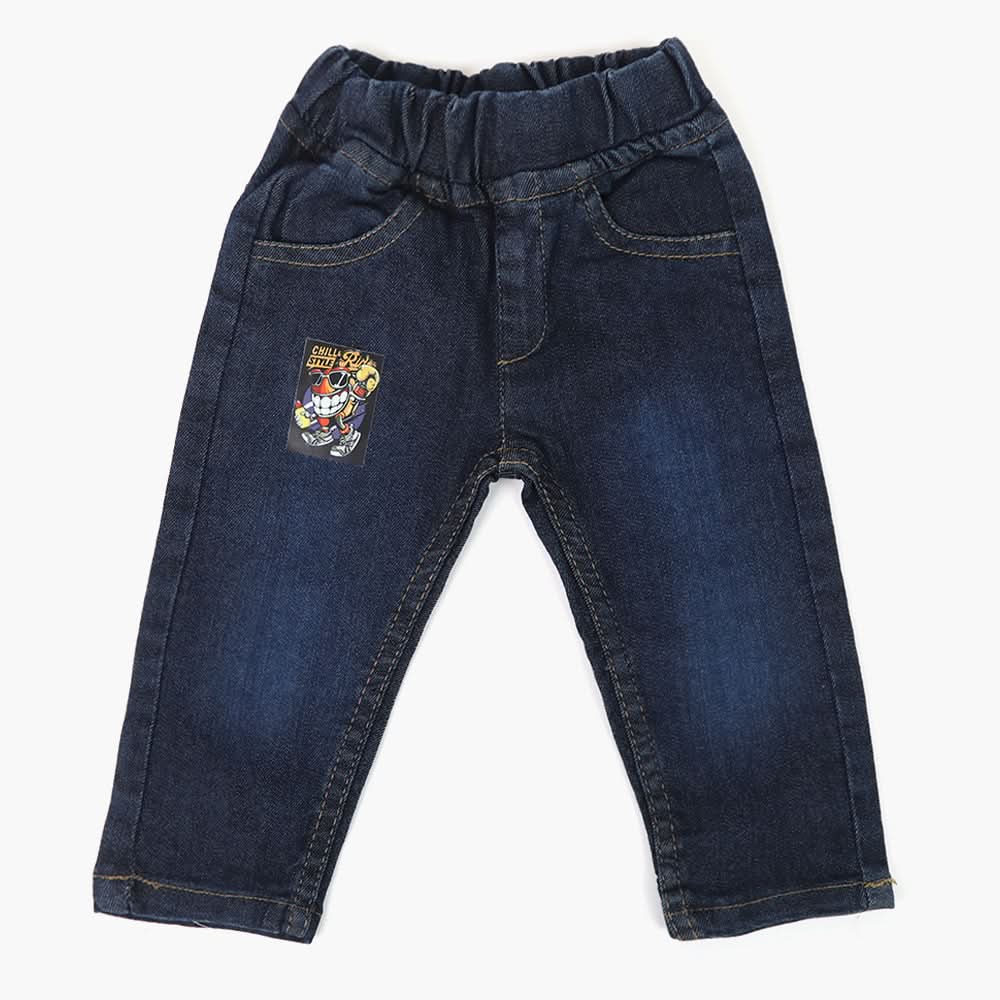 Newborn Boys Denim Pant - Dark Blue, Newborn Boys Shorts & Pants, Chase Value, Chase Value
