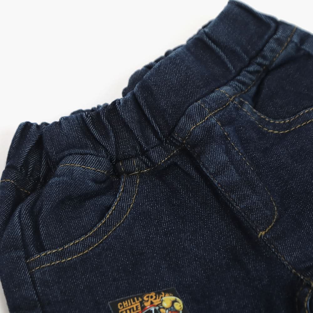 Newborn Boys Denim Pant - Dark Blue, Newborn Boys Shorts & Pants, Chase Value, Chase Value