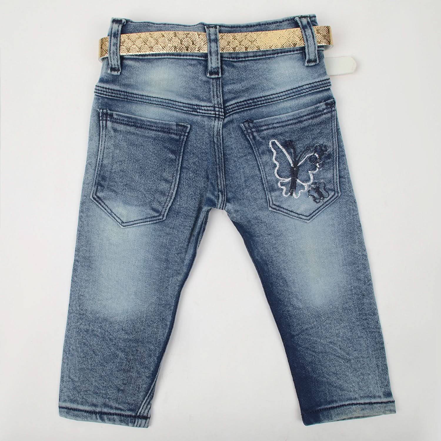 Girls Denim Pant - Blue, Girls Pants & Capri, Chase Value, Chase Value