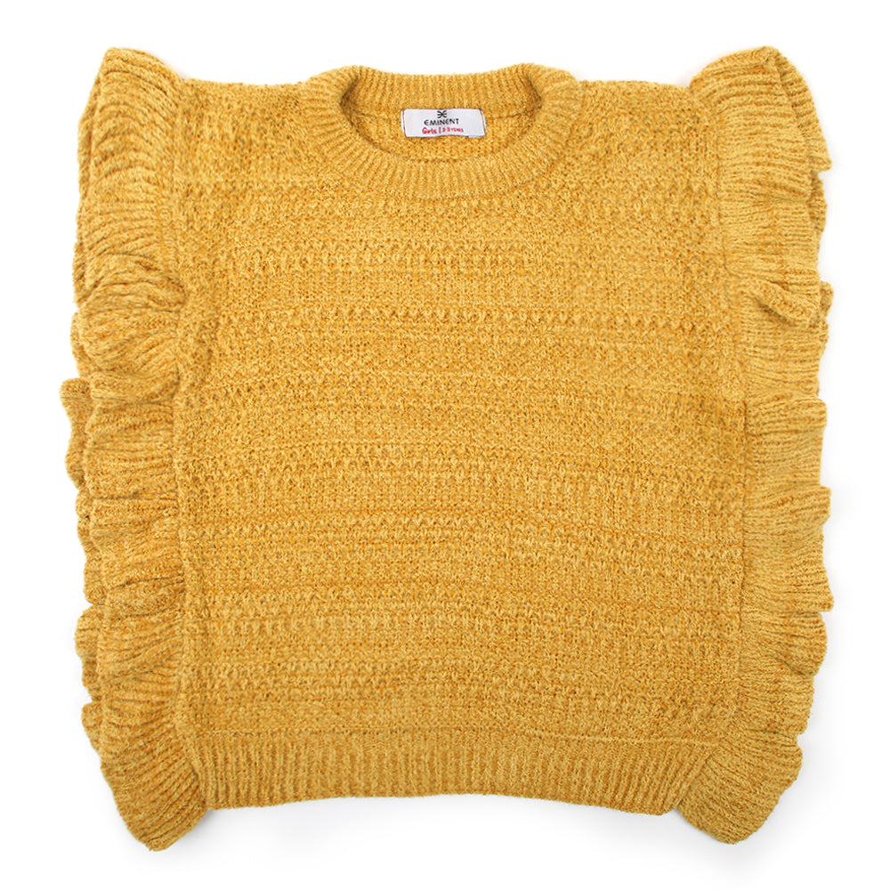 Eminent Girls Full Sleeves Sweater - Mustard, Girls Sweaters, Chase Value, Chase Value