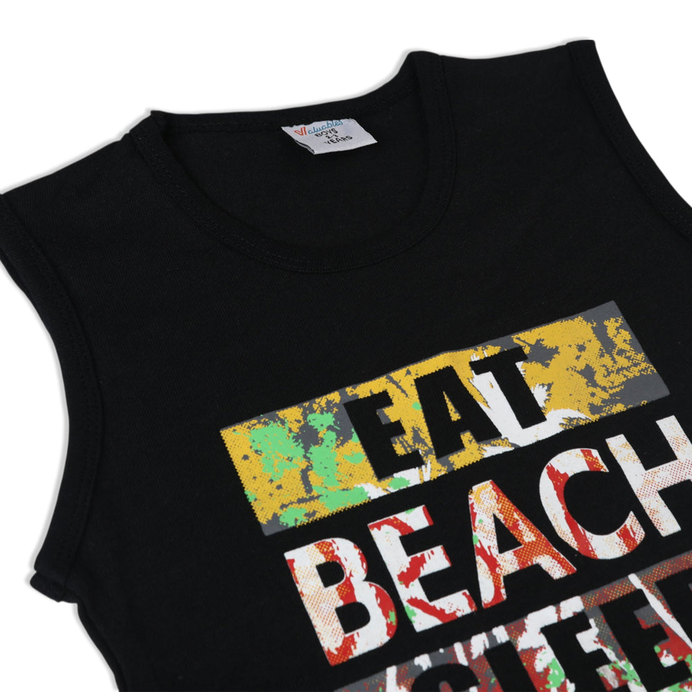 Valuable Boys Sando Suit - Black, Boys Sets & Suits, Chase Value, Chase Value