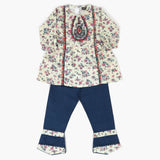 Girls Embroidered Shalwar Suit - Light Green, Girls Shalwar Kameez, Chase Value, Chase Value