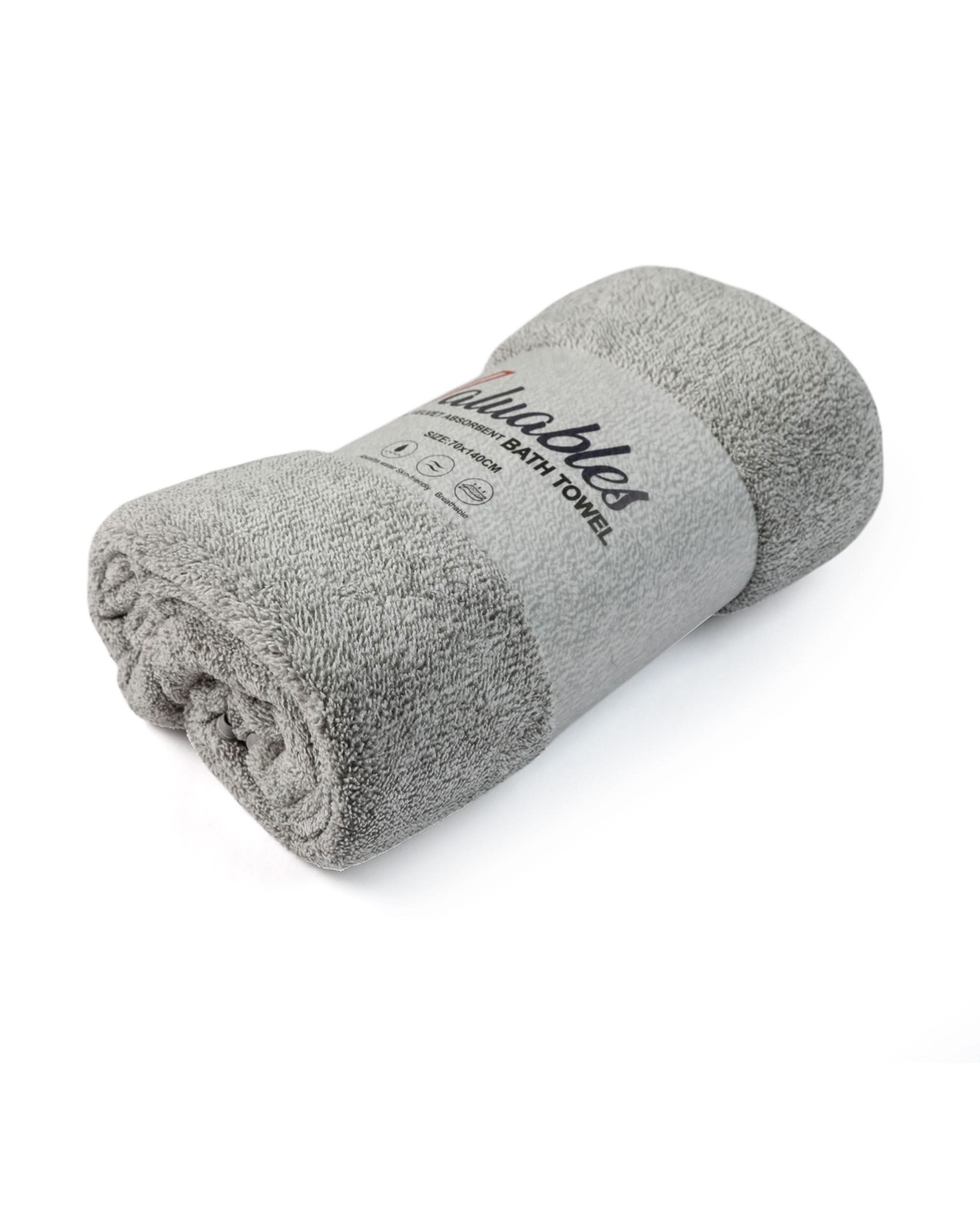 Valuables Coral Fleece Bath Towel- 70×140cm, Bath Towels, Chase Value, Chase Value