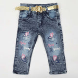 Girls Denim Pant - Blue, Girls Pants & Capri, Chase Value, Chase Value