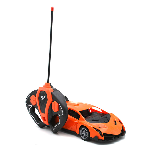 Plastic Remote Control Car Open Door Toys - Orange