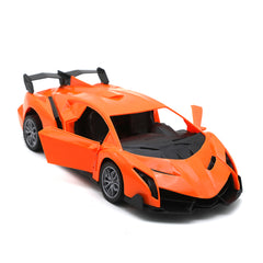 Plastic Remote Control Car Open Door Toys - Orange