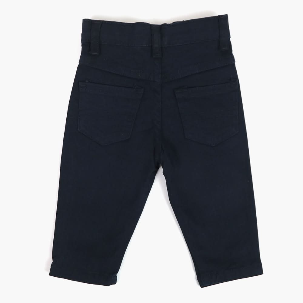 Newborn Girls Cotton Pant - Navy Blue, Newborn Girls Shorts Skirts & Pants, Chase Value, Chase Value