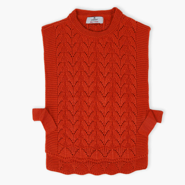 Girls Sweater - Orange, Girls Sweaters, Chase Value, Chase Value