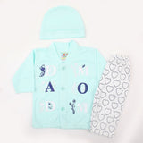 Newborn Boys Full Sleeves Suit - Cyan, Newborn Boys Sets & Suits, Chase Value, Chase Value
