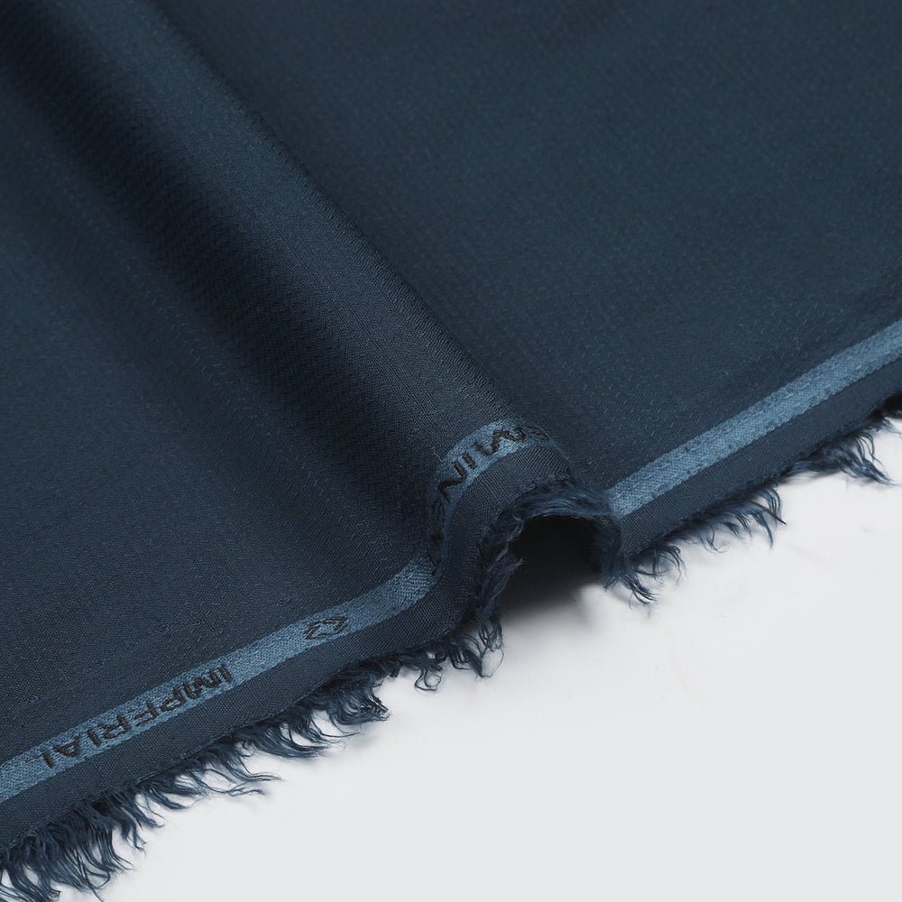 Eminent Imperial Dobby Unstitched 3pcs Suit - Navy Blue, Men's Unstitched Fabric, Eminent, Chase Value