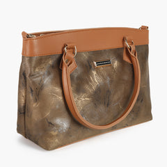 Women's Hand Bag - Mustard, Women Bags, Chase Value, Chase Value