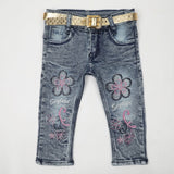 Girls Denim Pant - Blue, Girls Pants & Capri, Chase Value, Chase Value