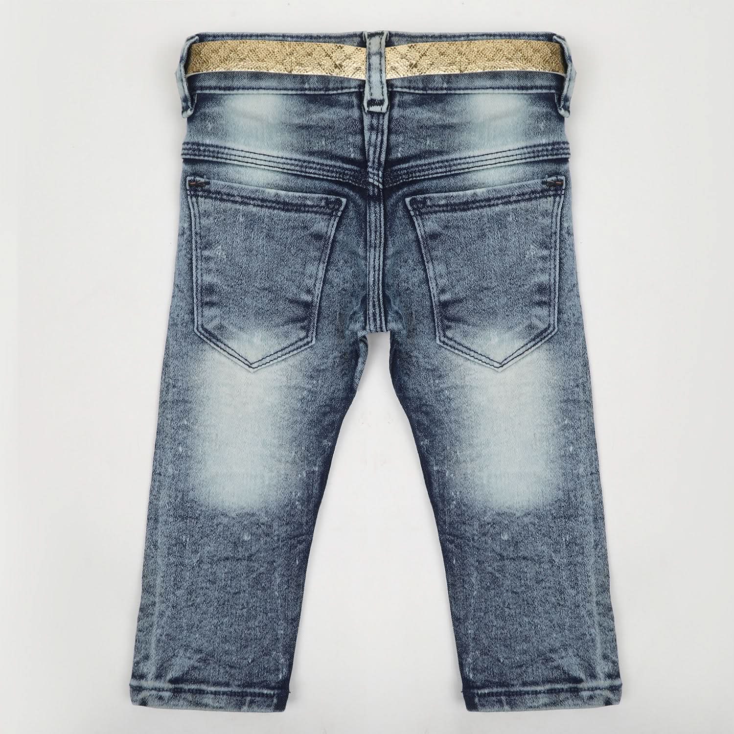 Girls Denim Pant - Blue, Girls Pants & Capri, Chase Value, Chase Value