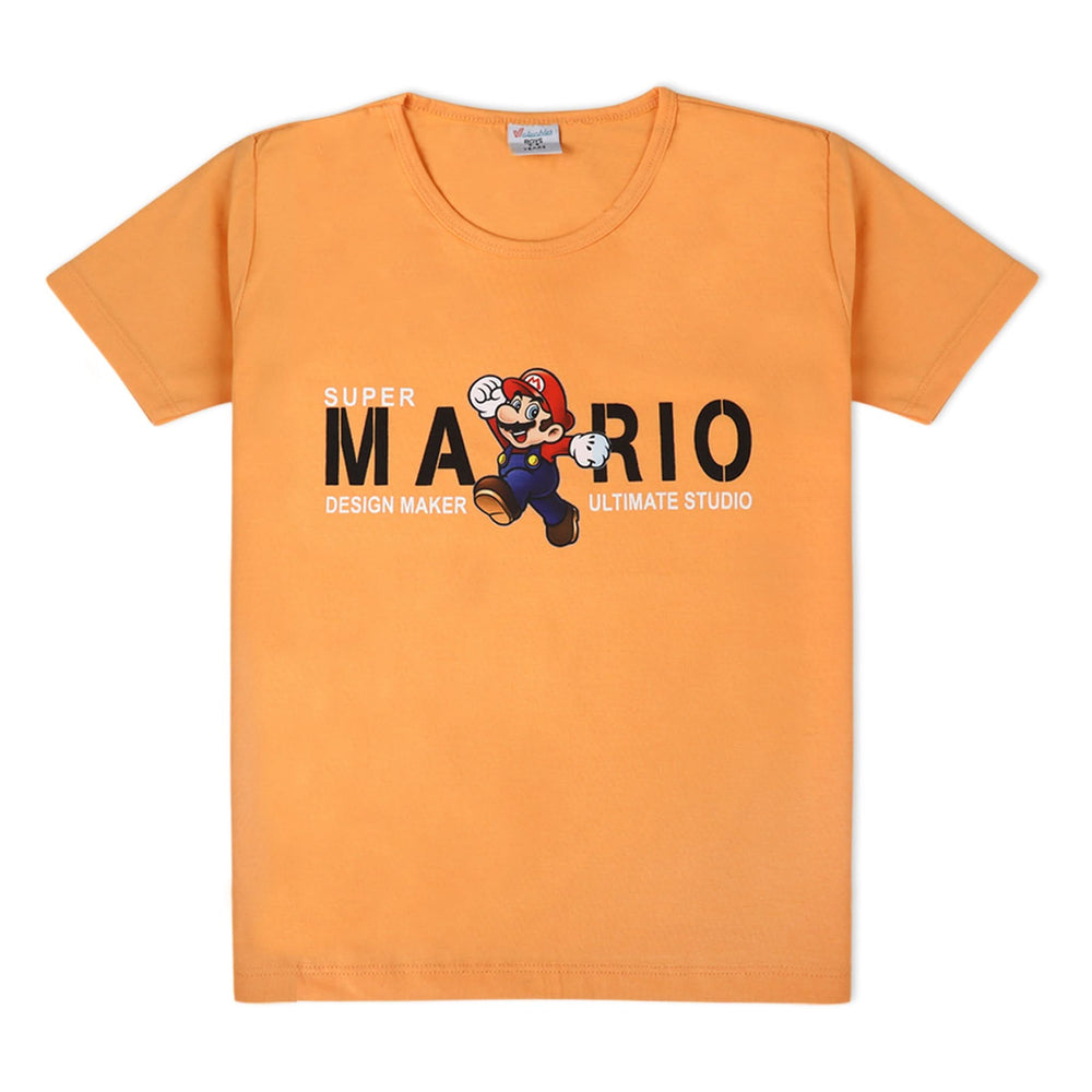 Valuable Boys Half Sleeves Short Suit - Orange, Boys Sets & Suits, Chase Value, Chase Value