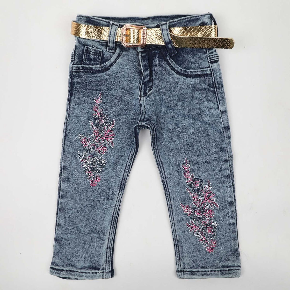 Girls Denim Pant - Blue, Girls Pants & Capri, Chase Value, Chase Value