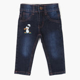 Newborn Girls Denim Pant - Dark Blue, Newborn Girls Shorts Skirts & Pants, Chase Value, Chase Value