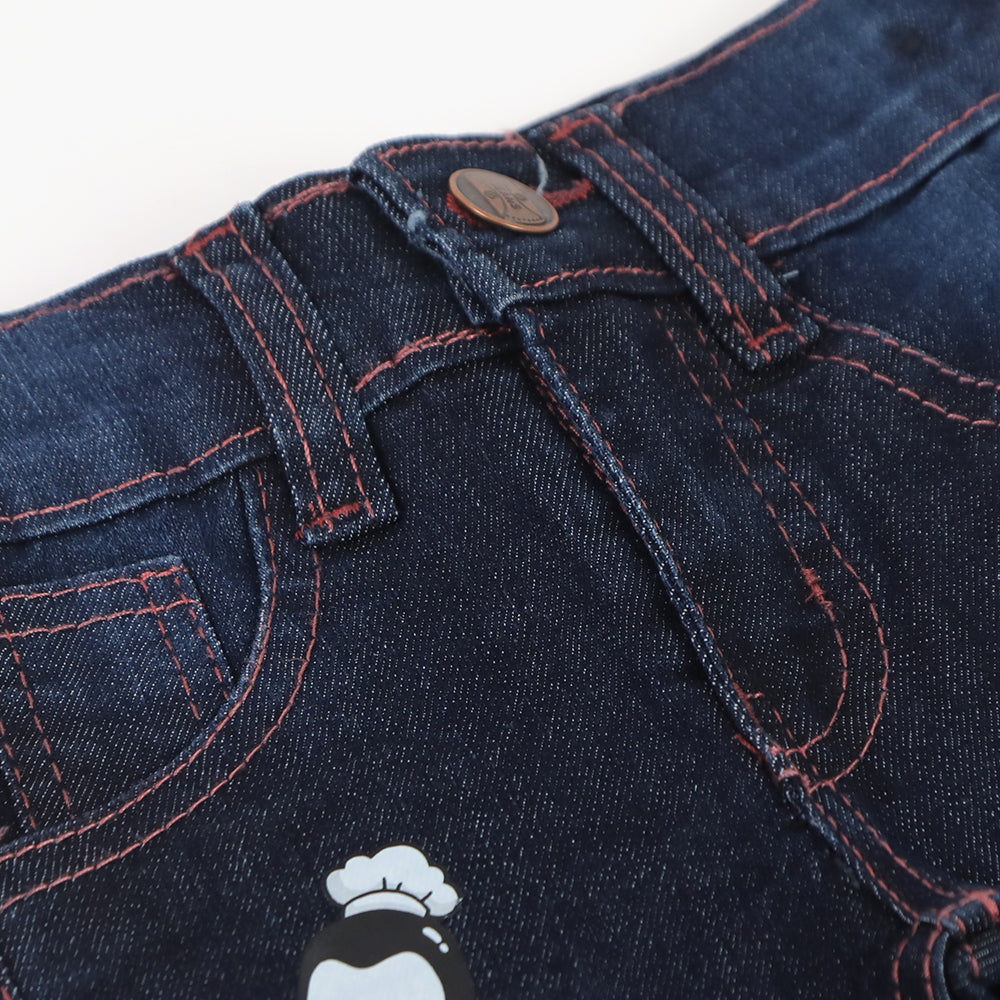 Newborn Girls Denim Pant - Dark Blue, Newborn Girls Shorts Skirts & Pants, Chase Value, Chase Value