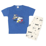 Boys Half Sleeves Short Suit - Blue, Boys Sets & Suits, Chase Value, Chase Value
