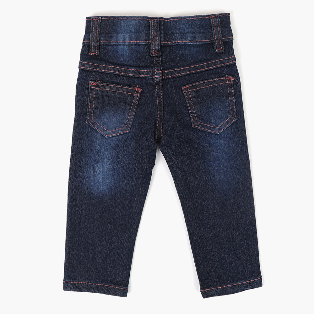 Newborn Girls Denim Pant - Dark Blue, Newborn Girls Shorts Skirts & Pants, Chase Value, Chase Value