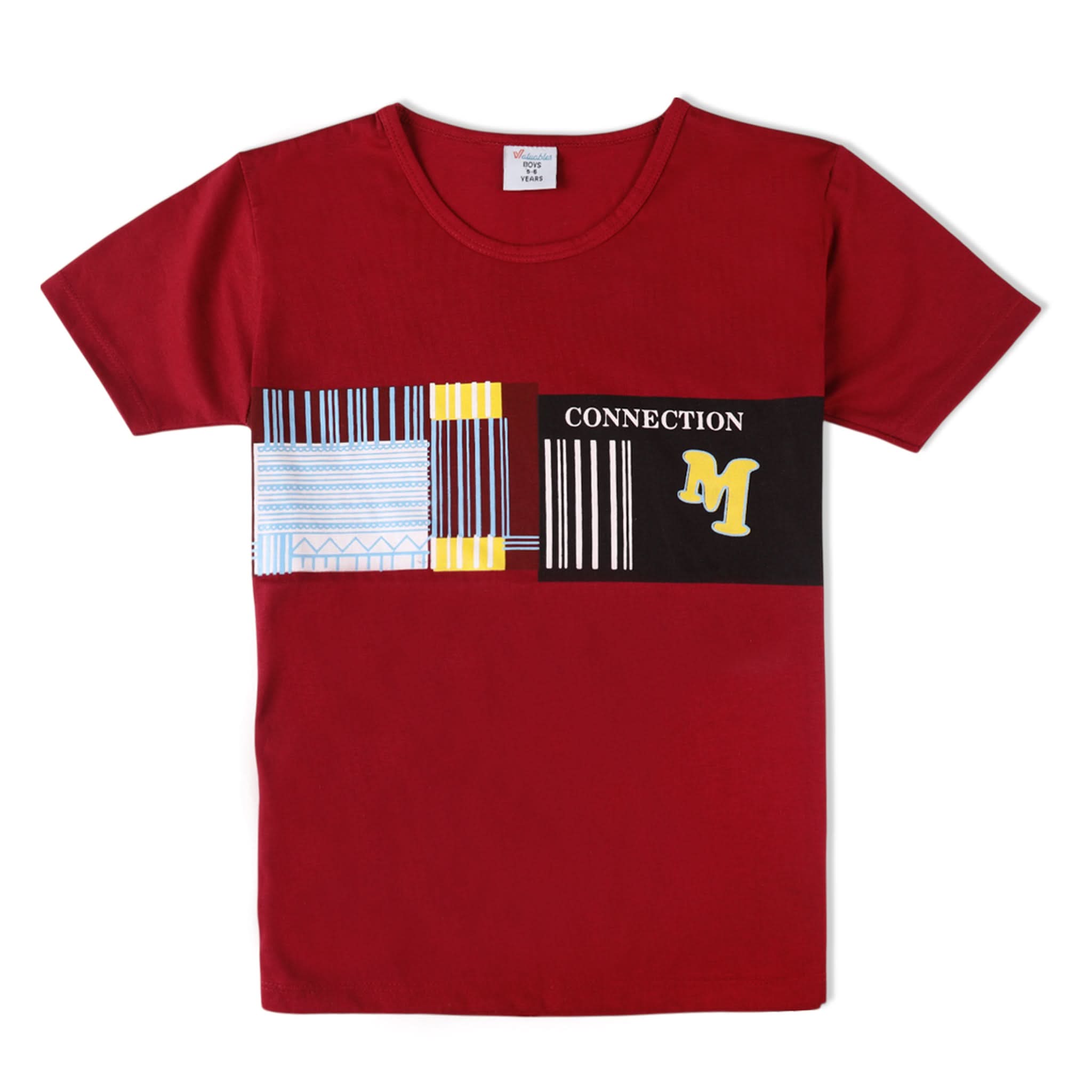 Valuable Boys Half Sleeves Short Suit - Maroon, Boys Sets & Suits, Chase Value, Chase Value