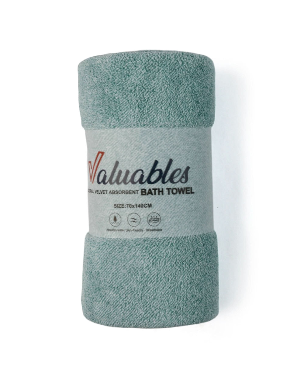 Valuables Coral Fleece Bath Towel- 70×140cm, Bath Towels, Chase Value, Chase Value