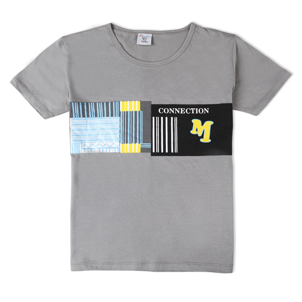 Valuable Boys Half Sleeves Short Suit - Grey, Boys Sets & Suits, Chase Value, Chase Value
