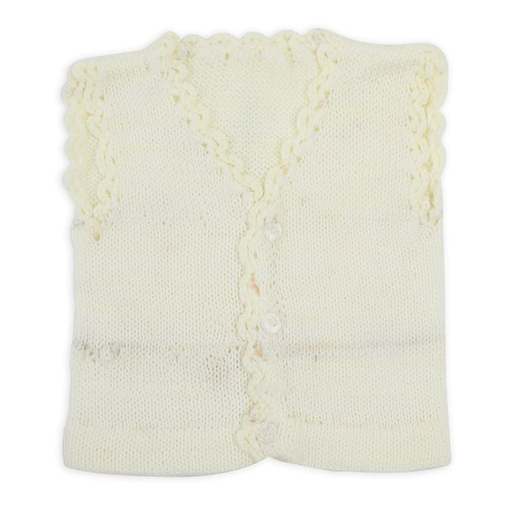Newborn Girls Sweater - Lemon, Newborn Girls Winterwear, Chase Value, Chase Value