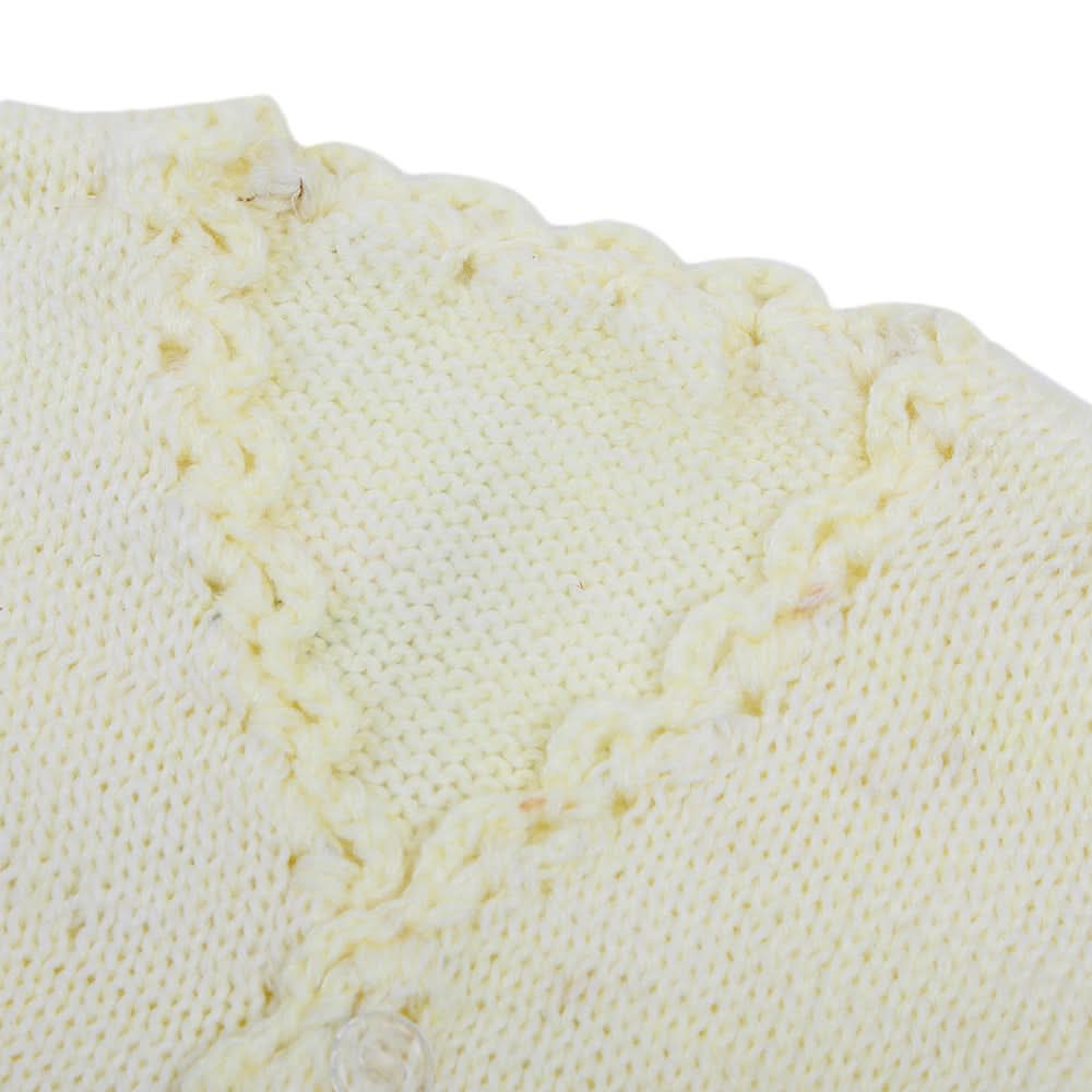 Newborn Girls Sweater - Lemon, Newborn Girls Winterwear, Chase Value, Chase Value
