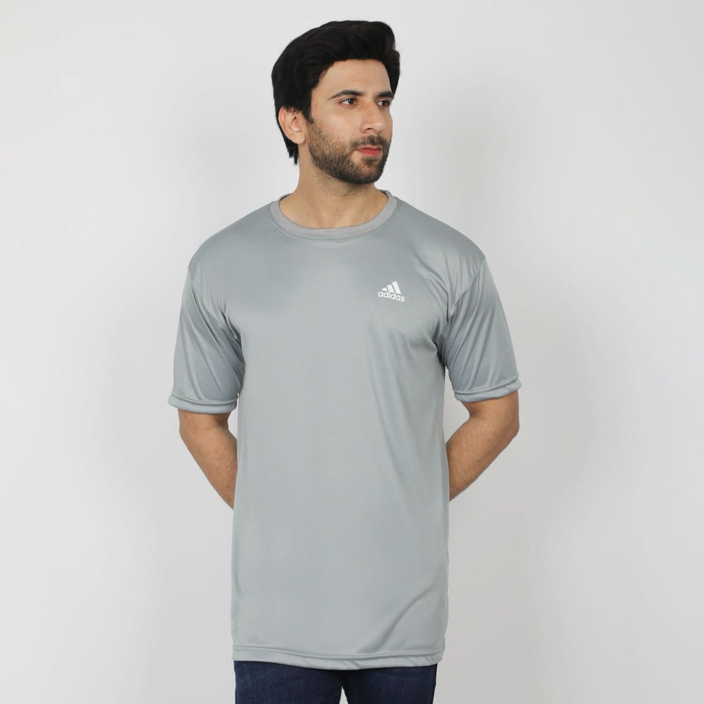 Men's Half Sleeves T-Shirt - Grey, Men's T-Shirts & Polos, Chase Value, Chase Value