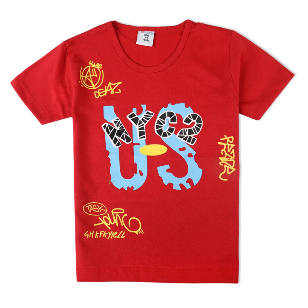Valuable Boys Half Sleeves Suit - Red, Boys Sets & Suits, Chase Value, Chase Value