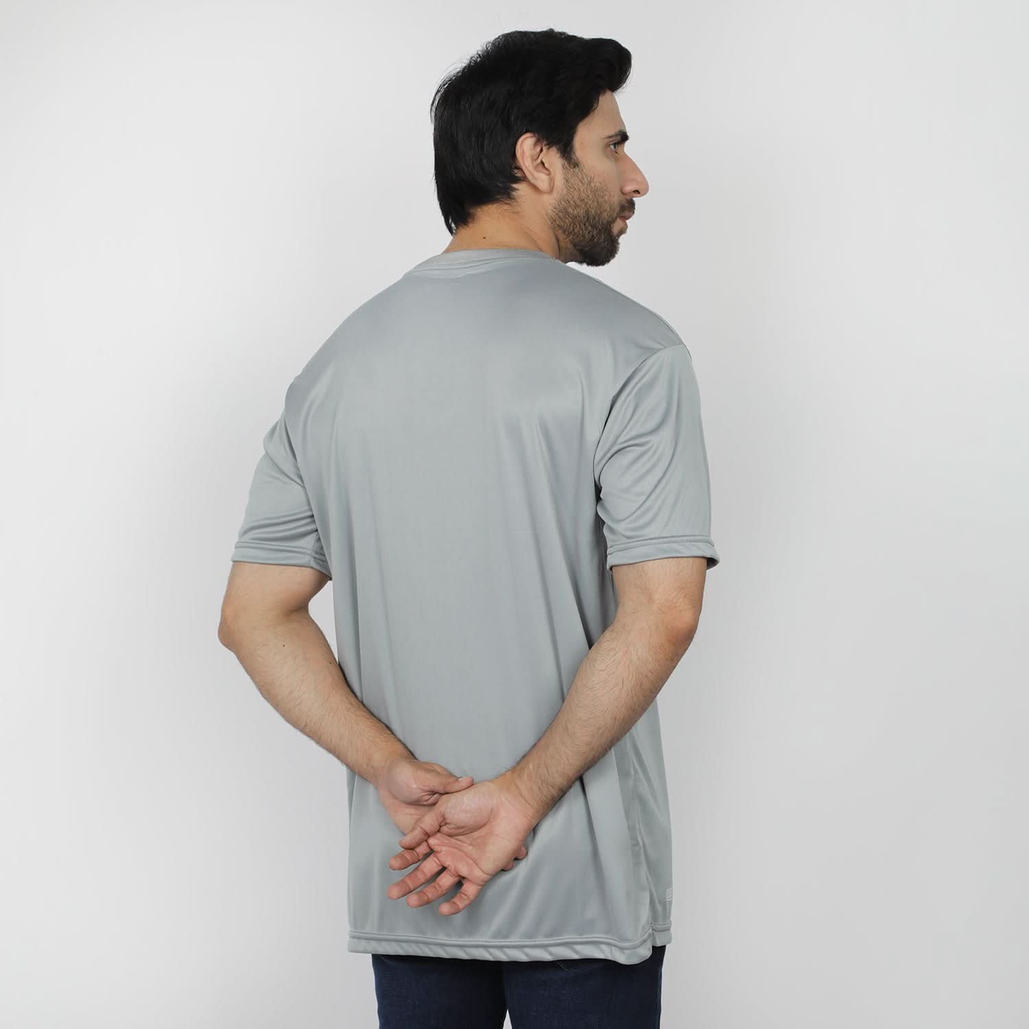 Men's Half Sleeves T-Shirt - Grey, Men's T-Shirts & Polos, Chase Value, Chase Value