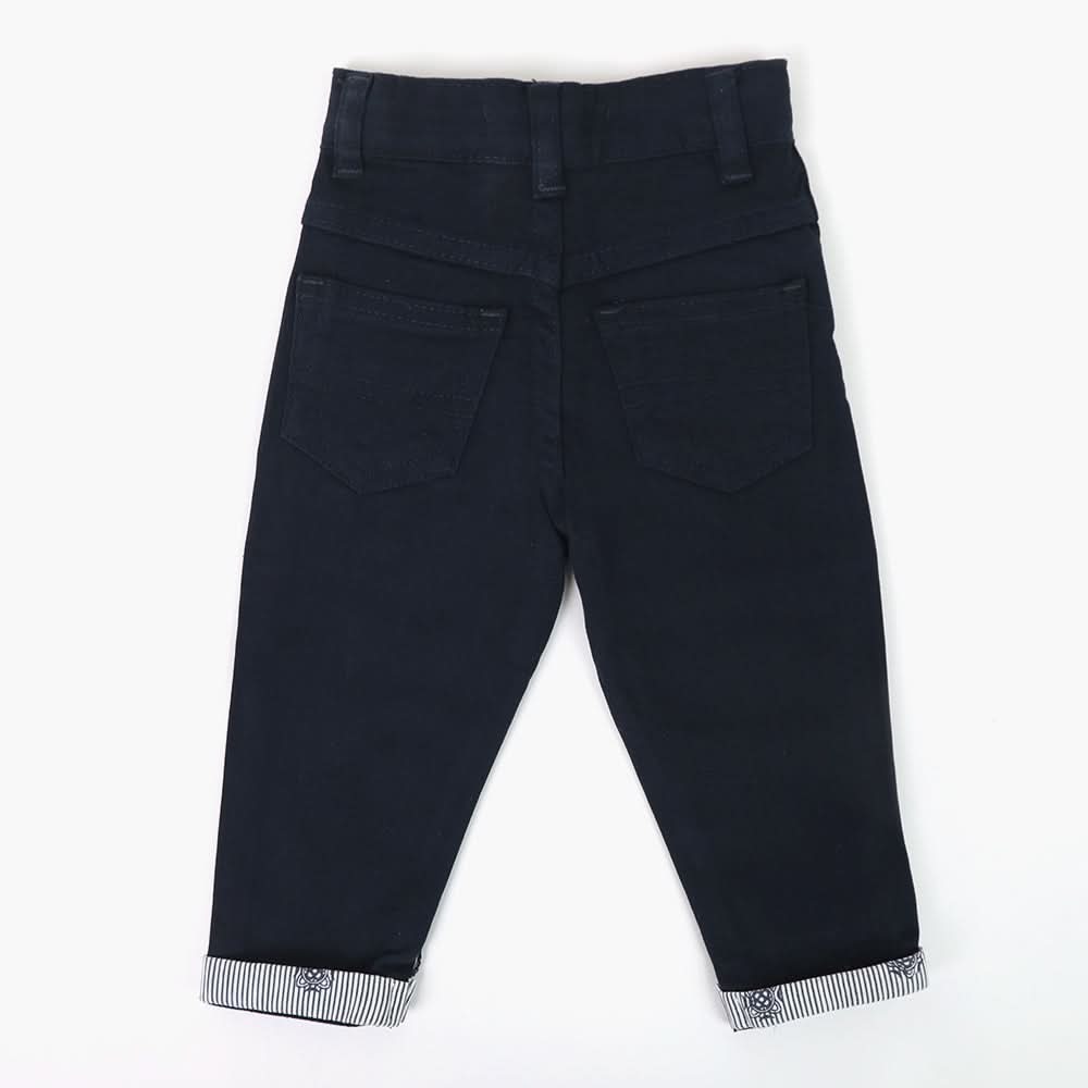 Newborn Girls Cotton Pant - Navy Blue, Newborn Girls Shorts Skirts & Pants, Chase Value, Chase Value