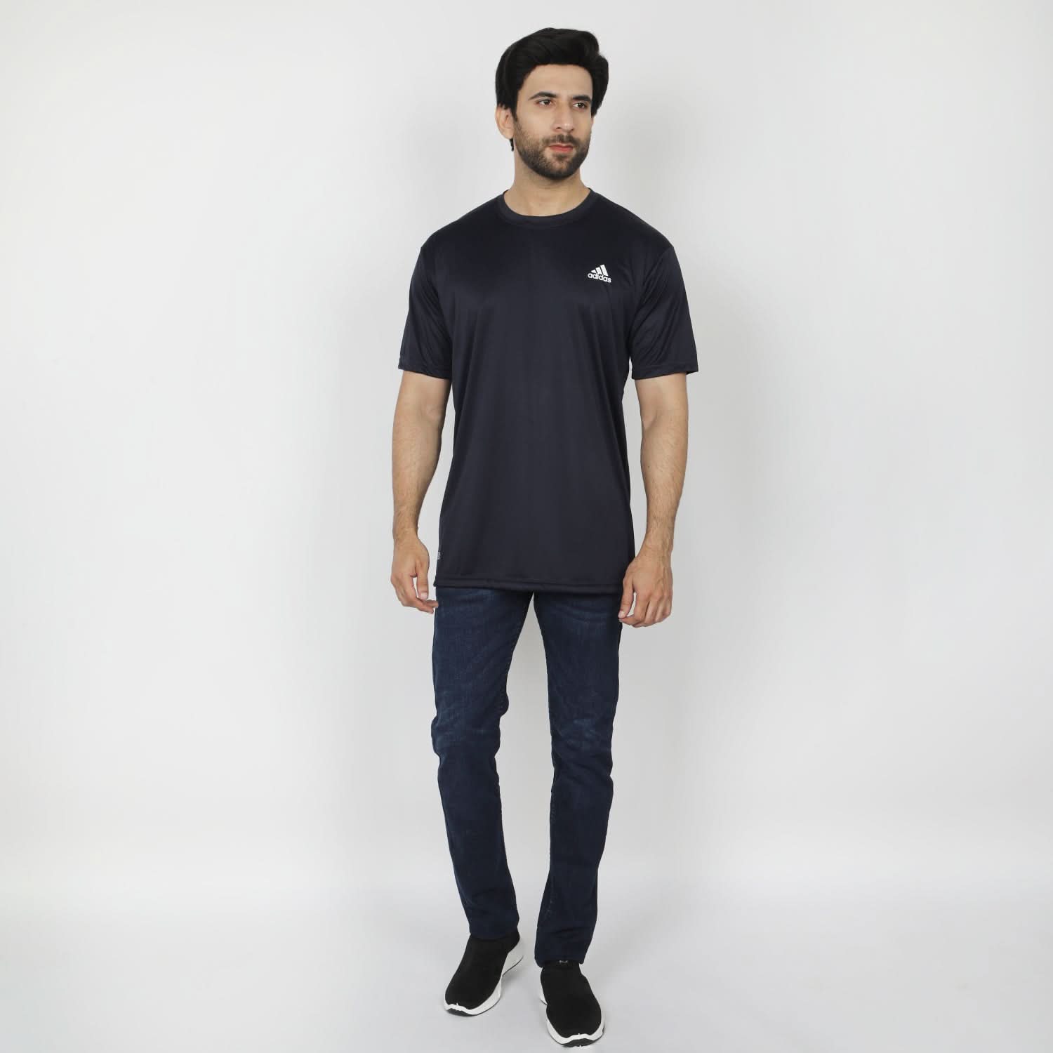 Men's Half Sleeves T-Shirt - Navy Blue, Men's T-Shirts & Polos, Chase Value, Chase Value