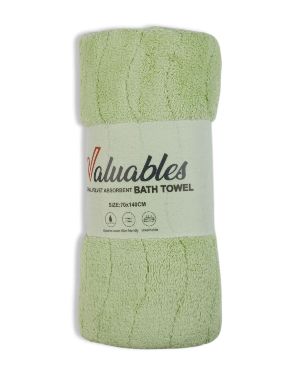Valuables Fleece Piped Bath Towel- 70×140cm, Bath Towels, Chase Value, Chase Value