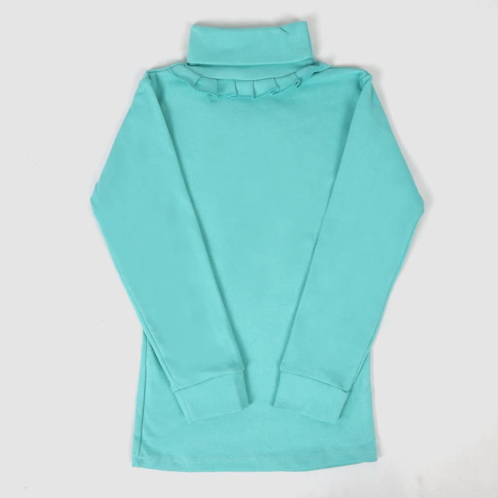 Girls High Neck - Cyan, Girls High Neck, Chase Value, Chase Value