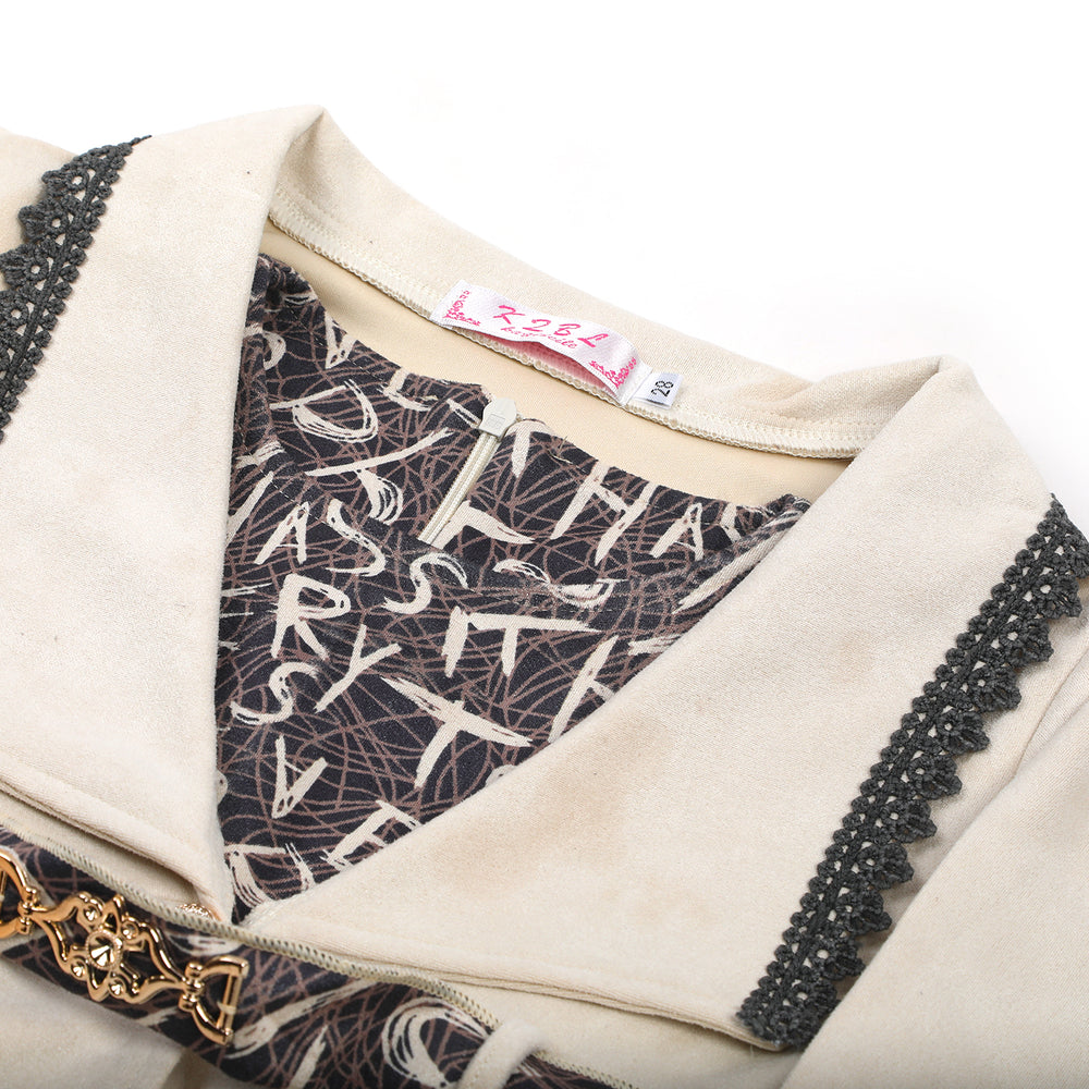 Girls Full Sleeves Frock - Grey, Girls Frocks, Chase Value, Chase Value