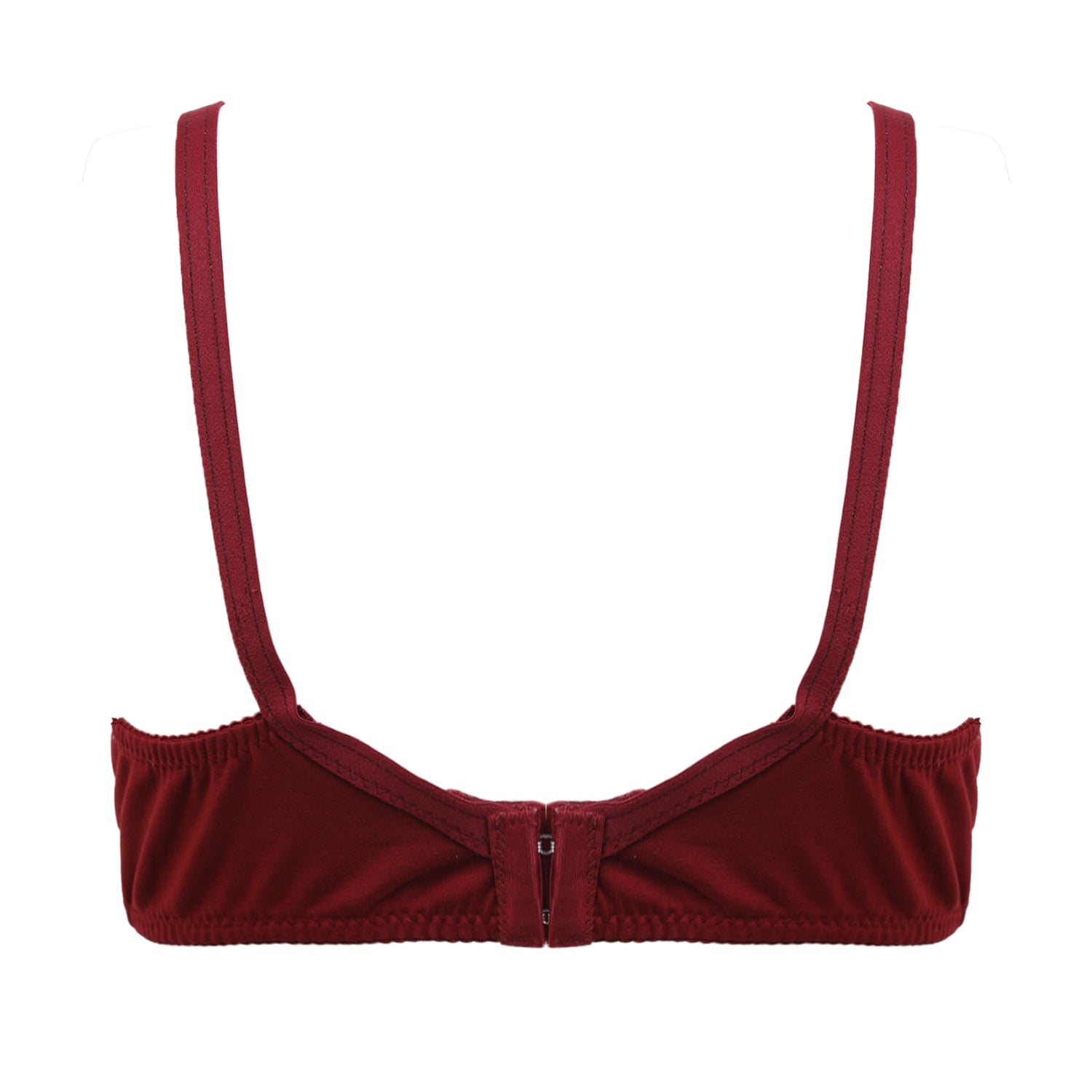 Women's Plain Bra - Maroon, Women Bras, Chase Value, Chase Value