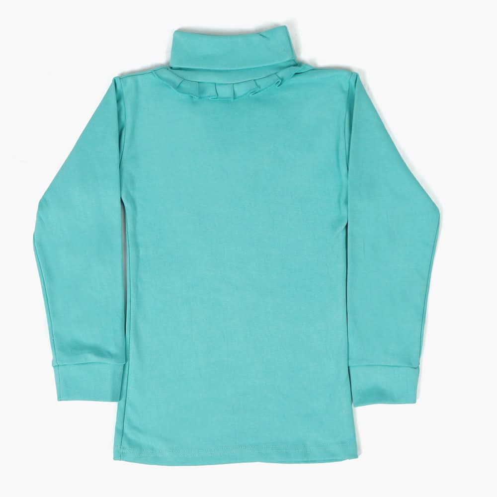 Girls High Neck - Cyan, Girls High Neck, Chase Value, Chase Value