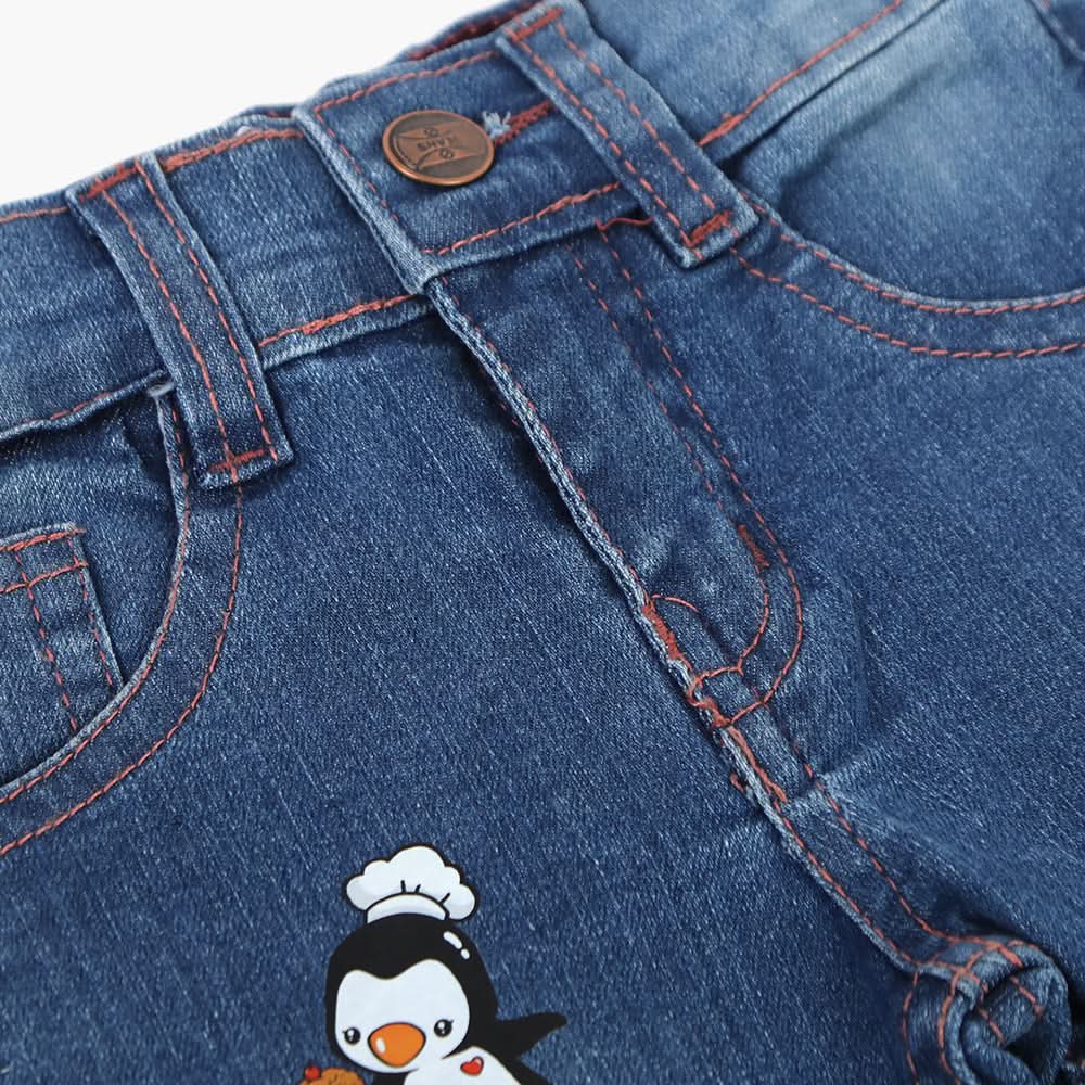 Newborn Girls Denim Pant - Blue, Newborn Girls Shorts Skirts & Pants, Chase Value, Chase Value