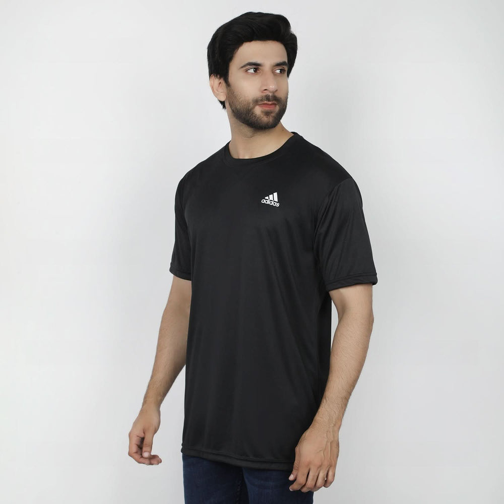 Men's Half Sleeves T-Shirt - Black, Men's T-Shirts & Polos, Chase Value, Chase Value