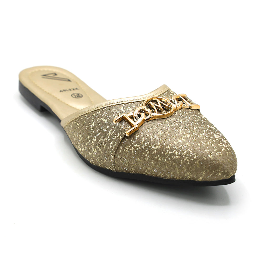 Valuable Women's Backless Pump - Fawn, Women Backless Pumps, Chase Value, Chase Value