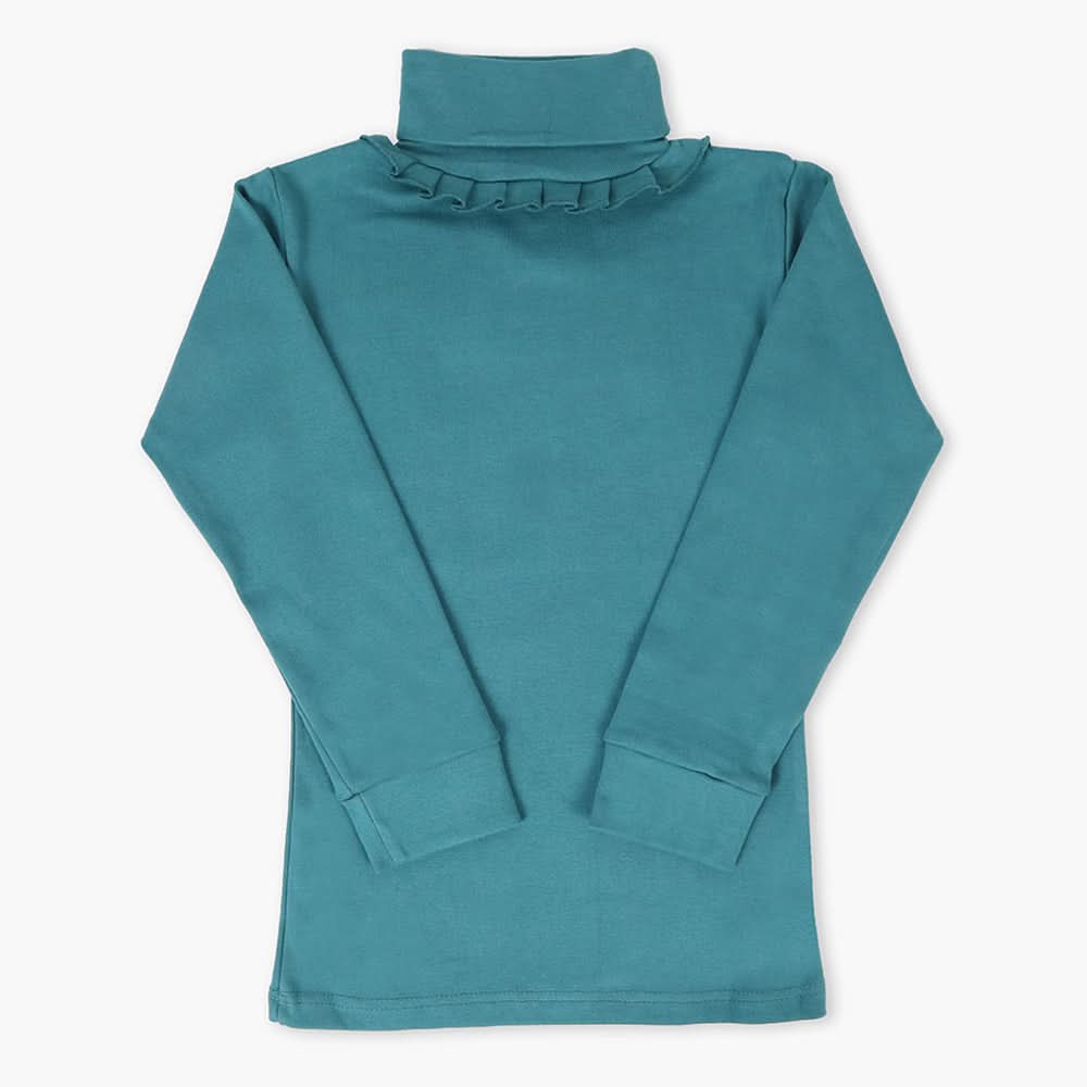 Girls High Neck - Steel Green, Girls High Neck, Chase Value, Chase Value